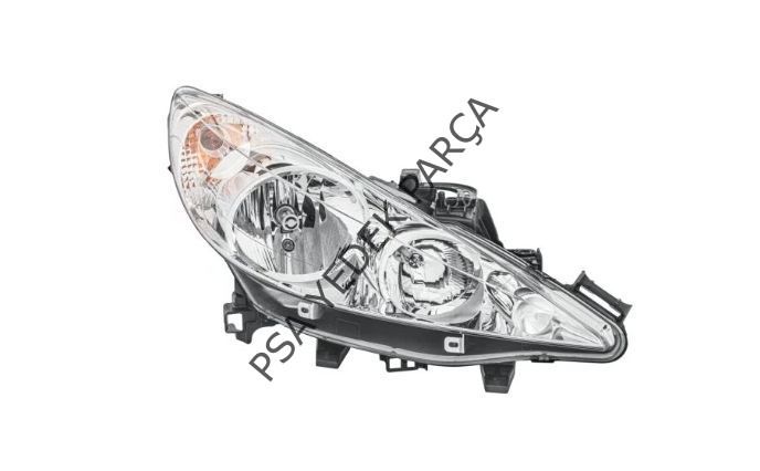 PEUGEOT 207 (2006-2012) SAĞ ÖN FAR (DEPO)