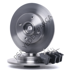 PEUGEOT 307 (2001-2009) ARKA FREN DİSKİ RULMANLI VE ARKA FREN BALATASI TAKIM (DELPHİ)