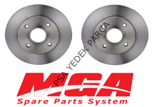 CİTROEN C4 B7 (2011-2018) ARKA FREN DİSKİ RULMANSIZ TAKIM (MGA)