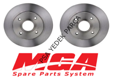 DS4 (2013-2020) ARKA FREN DİSKİ RULMANSIZ TAKIM (MGA)