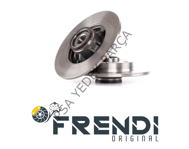 PEUGEOT 308 T7 (2008-2013) ARKA FREN DİSKİ RULMANLI TAKIM (FRENDİ)