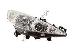 PEUGEOT 207 (2006-2012) SAĞ ÖN FAR MOTORLU MERCEKLİ (VALEO)