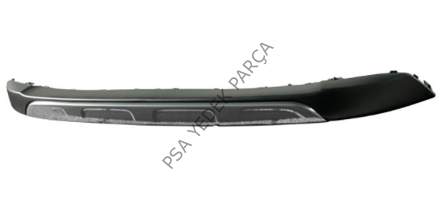 PEUGEOT 3008 (2008-2016) ÖN TAMPON ORTA KAPLAMA NİKELAJLI (ORJİNAL)