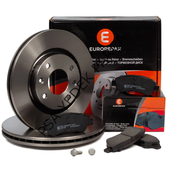 CİTROEN C-ELYSEE (2012-2017) ÖN FREN DİSK VE ÖN FREN BALATA TAKIMI (EUROREPAR)