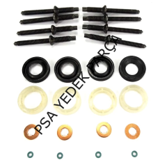 PEUGEOT 308 T7 (2008-2013) 1.6HDİ ENJEKTÖR KÜTÜK VİDASI +KEÇE+PUL+ORİNG TAKIMI (İTHAL)