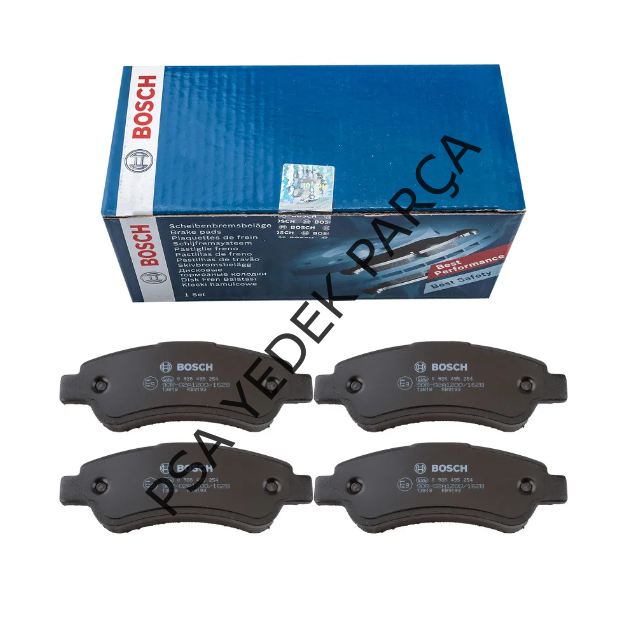 CİTROEN C-ELYSEE (2012-2017) ÖN FREN BALATA TAKIMI (DELPHİ)