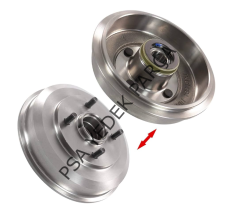 CİTROEN C-ELYSEE (2012-2024) ARKA KAMPANA TAKIMI ABSLİ RULMANLI (WALBURG)